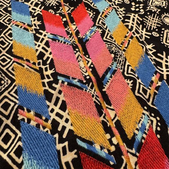 Savanna Jane Top Embroidered Boho Whimsigoth Festival Cottagecore Hippie Medium - Picture 4 of 6